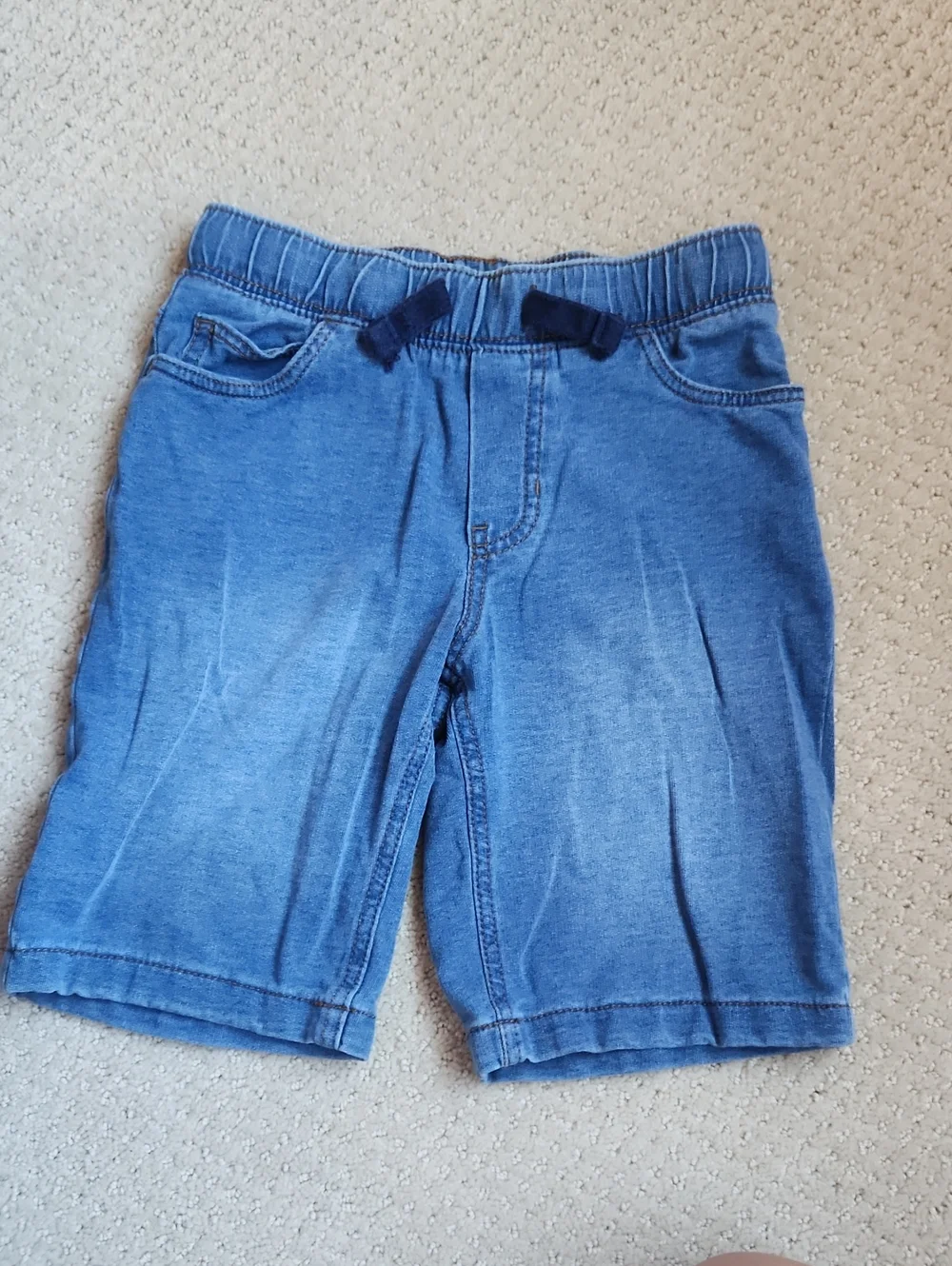 ❤️3/15$❤️ Kids Blue Knit Denim Shorts - Unbranded